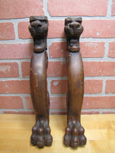 Load image into Gallery viewer, Gargoyle Monster Griffin Beasts Devil Dogs Antique Wooden Salvage Hardware
