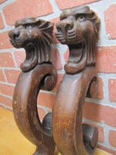 Load image into Gallery viewer, Gargoyle Monster Griffin Beasts Devil Dogs Antique Wooden Salvage Hardware
