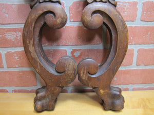 Gargoyle Monster Griffin Beasts Devil Dogs Antique Wooden Salvage Hardware