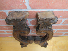 Load image into Gallery viewer, Gargoyle Monster Griffin Beasts Devil Dogs Antique Wooden Salvage Hardware
