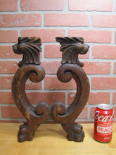Load image into Gallery viewer, Gargoyle Monster Griffin Beasts Devil Dogs Antique Wooden Salvage Hardware
