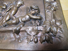 Load image into Gallery viewer, MURPHY VARNISHES 19c Victorian Advertising Plaque Sign Exquisite Cherubs Ornate
