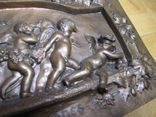 Load image into Gallery viewer, MURPHY VARNISHES 19c Victorian Advertising Plaque Sign Exquisite Cherubs Ornate
