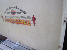 Load image into Gallery viewer, DOUBLE KAY KK NUT SHOP DEVILS TURNING SIZZLING BARBECUED NUTS Old WF Expo Sign
