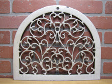 Load image into Gallery viewer, Antique Decorative Arts Victorian Vent Cover Grate Porcelain Over Cast Iron
