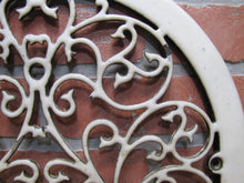 Load image into Gallery viewer, Antique Decorative Arts Victorian Vent Cover Grate Porcelain Over Cast Iron
