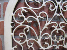 Load image into Gallery viewer, Antique Decorative Arts Victorian Vent Cover Grate Porcelain Over Cast Iron
