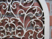 Load image into Gallery viewer, Antique Decorative Arts Victorian Vent Cover Grate Porcelain Over Cast Iron

