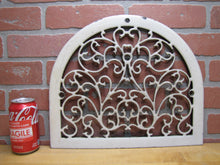 Load image into Gallery viewer, Antique Decorative Arts Victorian Vent Cover Grate Porcelain Over Cast Iron
