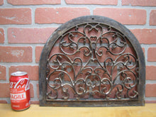 Load image into Gallery viewer, Antique Decorative Arts Victorian Vent Cover Grate Porcelain Over Cast Iron
