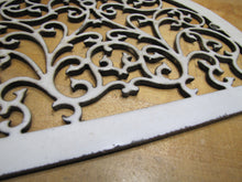 Load image into Gallery viewer, Antique Decorative Arts Victorian Vent Cover Grate Porcelain Over Cast Iron
