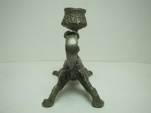 Load image into Gallery viewer, Beast Monster Antique Figural Chamberstick Candlestick Meriden Co Silver Plate

