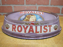 Load image into Gallery viewer, ROYALIST Antique CIGAR Advertising Glass Change Receiver Tray BRUNHOFF MFG OHIO
