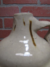 Load image into Gallery viewer, LEIGH &amp; COOK PRINCETON NJ Old Stoneware Advertising Jug Grocery Store Sign Ad
