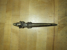 Load image into Gallery viewer, OZARK REPTILE GARDEN Original Old Alligator Letter Opener Page Turner Pat Pend
