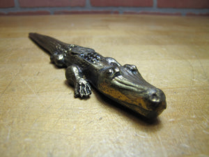 OZARK REPTILE GARDEN Original Old Alligator Letter Opener Page Turner Pat Pend