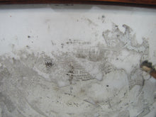 Load image into Gallery viewer, SIMONDS SAWS ARE THE BEST Antique Reverse Glass Mirror Sign FITCHBURG MASS USA
