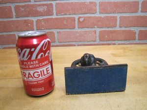 Devil Dog Gargoyle Serpent Monster Beast Old Japanned Copper Flash Doorstop