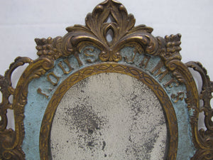 LOUIS JAMES CIGARS Antique Advertising Tobacco Store Display MIrror Sign Ornate