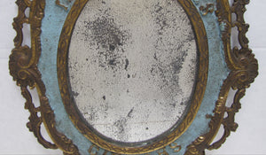 LOUIS JAMES CIGARS Antique Advertising Tobacco Store Display MIrror Sign Ornate