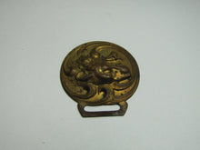 Load image into Gallery viewer, GRIFFIN MONSTER TIGER BEAST Antique Watch Fob Brass Bronze Ornate High Relief
