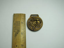 Load image into Gallery viewer, GRIFFIN MONSTER TIGER BEAST Antique Watch Fob Brass Bronze Ornate High Relief

