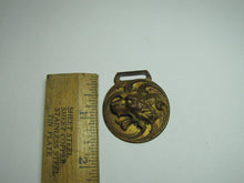 Load image into Gallery viewer, GRIFFIN MONSTER TIGER BEAST Antique Watch Fob Brass Bronze Ornate High Relief
