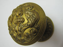 Load image into Gallery viewer, GRIFFINS MONSTERS BEASTS Antique Decorative Arts Brass Bronze Ornate Paperweight
