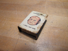 Load image into Gallery viewer, I EAT FRED STEIGER&#39;S BOLOGNAS BROOKLYN NY Old Advertising Matchbook Holder
