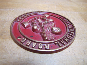 IKF INTERNATION KART FEDERATION NATIONAL BOARD GOVERNOR Old Embossed Brass Sign