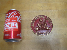 Load image into Gallery viewer, IKF INTERNATION KART FEDERATION NATIONAL BOARD GOVERNOR Old Embossed Brass Sign
