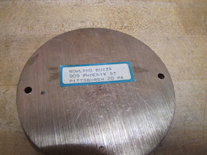 IKF INTERNATION KART FEDERATION NATIONAL BOARD GOVERNOR Old Embossed Brass Sign