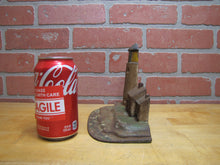 Load image into Gallery viewer, Lighthouse Keepers House Old Cast Iron Nautical Doorstop Decorative Arts Statue
