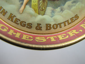 BARTHOLOMAY ROCHESTER NY BEERS ALES PORTER Antique Pre Prohibition Sign Tip Tray