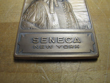 Load image into Gallery viewer, SENECA NEW YORK Native American Indian Whitehead &amp; Hoag Old Souvenir Paperweight
