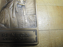 Load image into Gallery viewer, SENECA NEW YORK Native American Indian Whitehead &amp; Hoag Old Souvenir Paperweight
