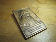 Load image into Gallery viewer, SENECA NEW YORK Native American Indian Whitehead &amp; Hoag Old Souvenir Paperweight
