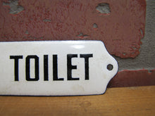 Load image into Gallery viewer, MENS TOILET Original Old Porcelain Sign Restroom Bathroom Diner Shop Bar Pub B&amp;B
