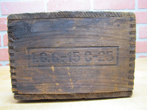 SUNSHINE PURE ETHYL ALCOHOL FOR NON-BEVERAGE USE Prohibition Era Wooden Ad Box