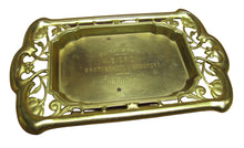 Load image into Gallery viewer, W E GROW BROTHERHOOD CIGAR STORE SUNBURY PA Old Advertising Tray Card Tip Ornate

