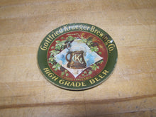 Load image into Gallery viewer, GOTTFRIED KRUEGER BREWING Co BEER Pre Prohibition Ad Tip Tray CHAS SHONK CHICAGO

