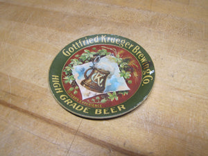 GOTTFRIED KRUEGER BREWING Co BEER Pre Prohibition Ad Tip Tray CHAS SHONK CHICAGO
