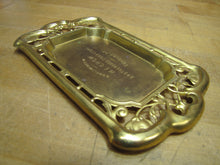 Load image into Gallery viewer, W E GROW BROTHERHOOD CIGAR STORE SUNBURY PA Old Advertising Tray Card Tip Ornate
