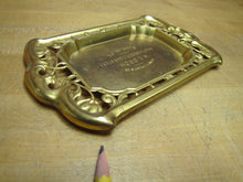 Load image into Gallery viewer, W E GROW BROTHERHOOD CIGAR STORE SUNBURY PA Old Advertising Tray Card Tip Ornate
