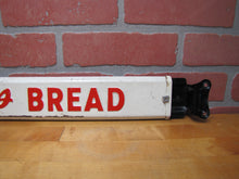 Load image into Gallery viewer, BETSY ROSS BREAD Old Double Sided Embossed Metal Country Store Doorpush Ad Sign
