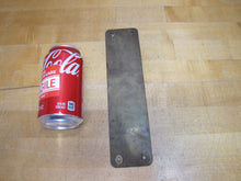 Load image into Gallery viewer, DANGER Original Old Brass &amp; Black Safety Advertising Sign Industrial Shop
