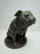 Load image into Gallery viewer, BULLDOG Old Cast Metal Figural Dog Statue Ornate Fine Detail Yale Mack Truck Ad
