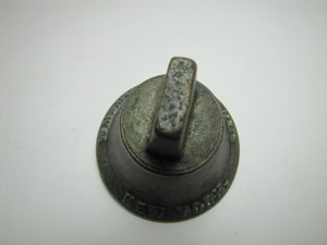 WM MCKENNA & SON NEW YORK Antique Brass Horse Trolley Carriage Bell Embossed