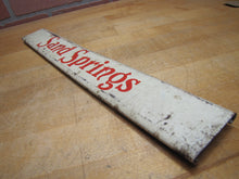 Load image into Gallery viewer, SAND SPRINGS Old Soda Drink Store Display Rack Advertising Sign Doorpush Metal
