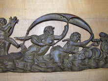Load image into Gallery viewer, 19c Victorian Nude Maidens Cherub Bugs Ornate Exquisite Decorative Arts Element
